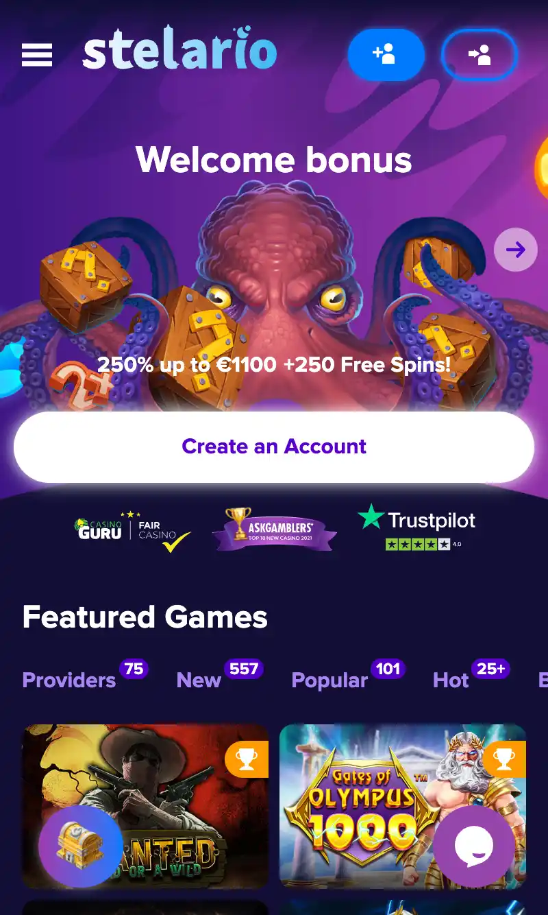 Stelario Mobile Casino